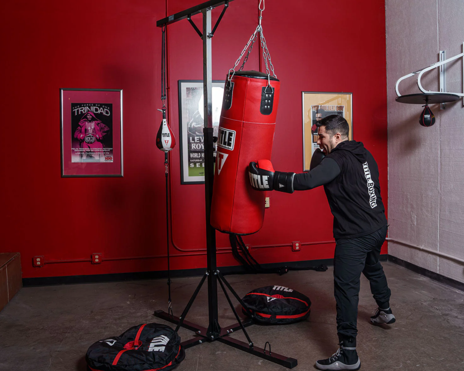 Boxing Equipment Titan Boxing Stand Speed Bag Dual Station Boxing